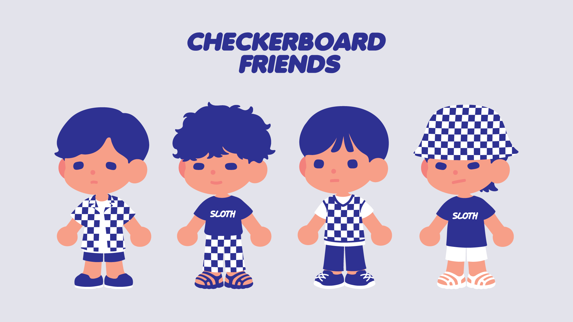 checkerboard friends